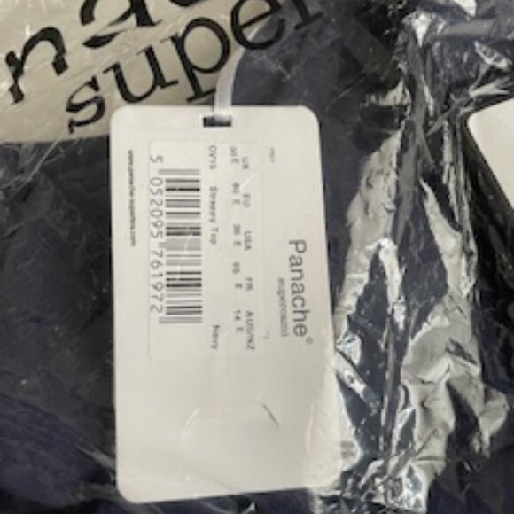 NWT Panache Ovation Camisole with Built in Bra (36DD) - Navy - Picture 4 of 4